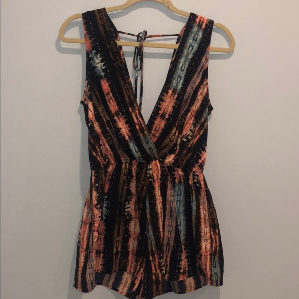 Multi color romper